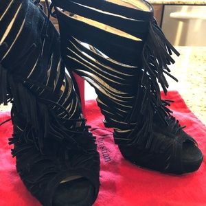 Christian Louboutin WomenLeather Peep Toe